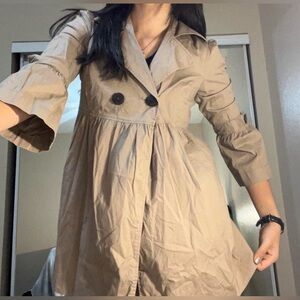 Y2K Short Trench Coat 🧥 TRENDING 4 2025